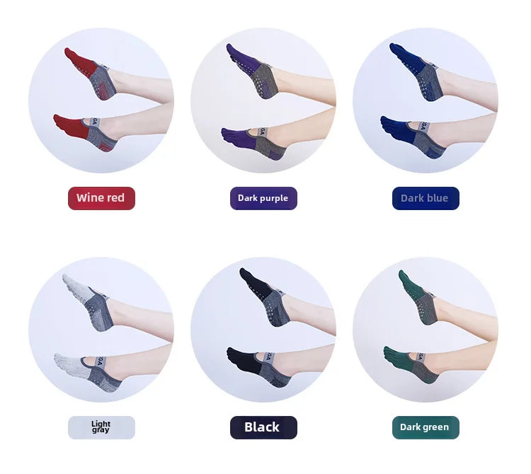 Five-Finger Yoga Socks