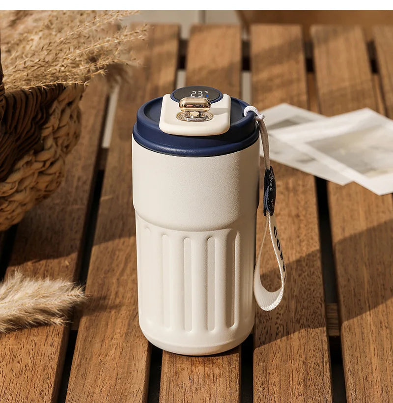 450ml Smart Thermos Bottle with Temperature Display