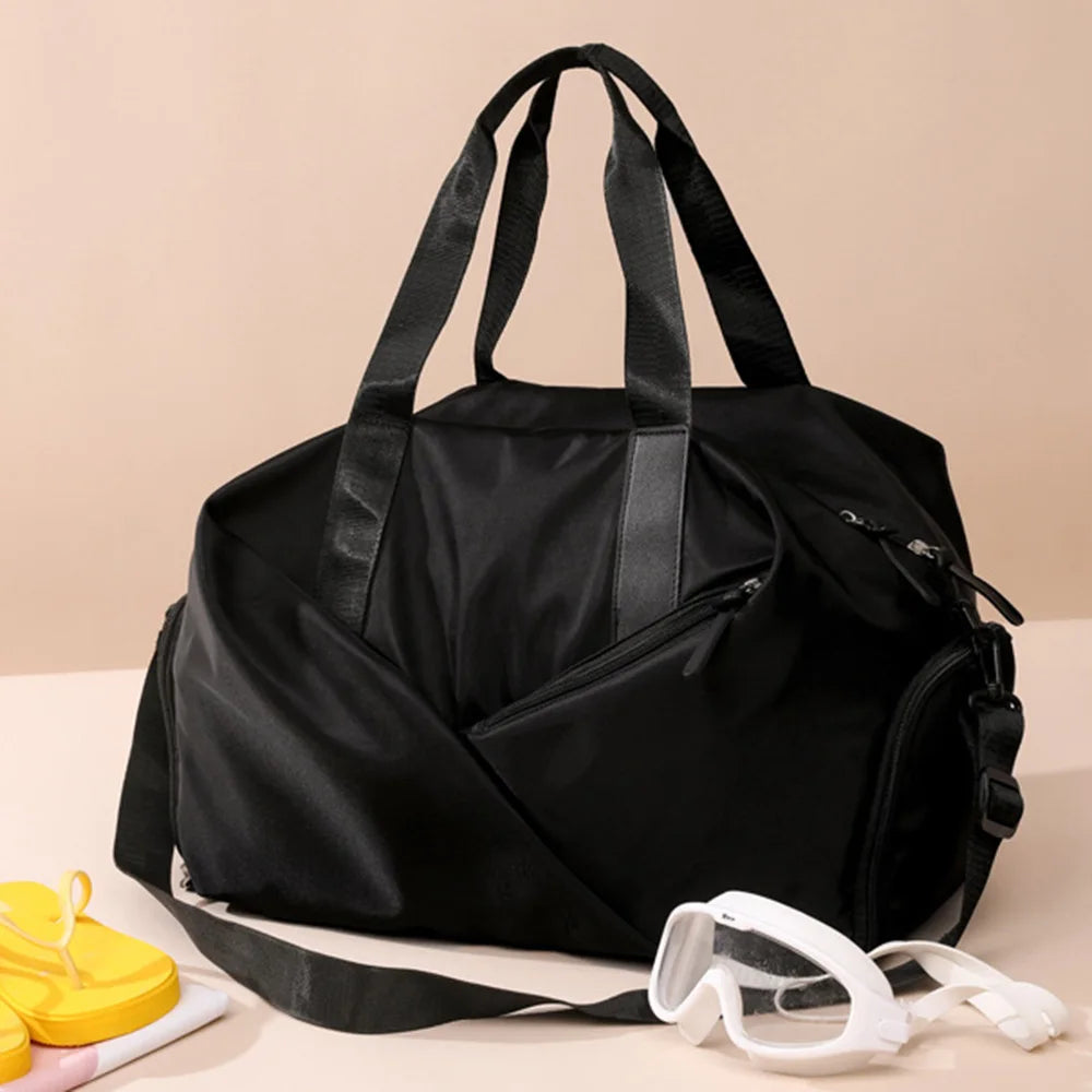 Women Gym Bag Waterproof Multifunctional Travel Duffle Swimming Fitness Training Bag