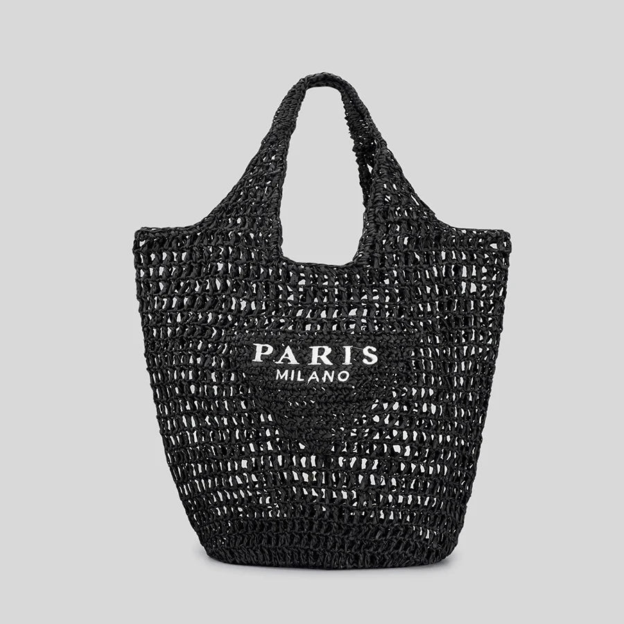 Casual Hollow Straw Tote Bag for Women (2024)