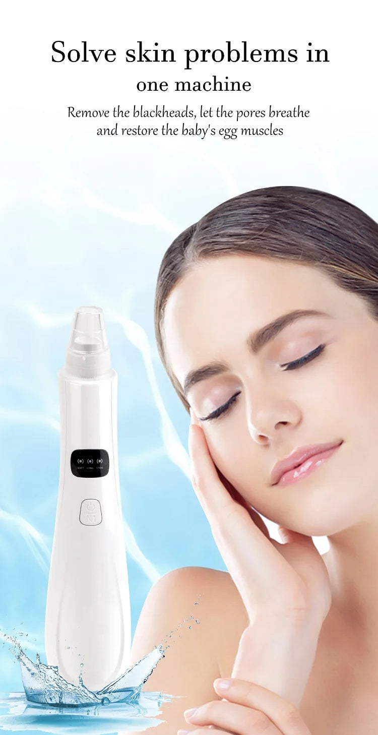 Face Cleansing Machine | Blackhead Remover with 3 Suction Modes for Dead Skin Removal