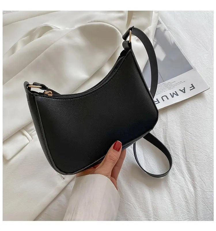 Retro PU Leather Shoulder Bag