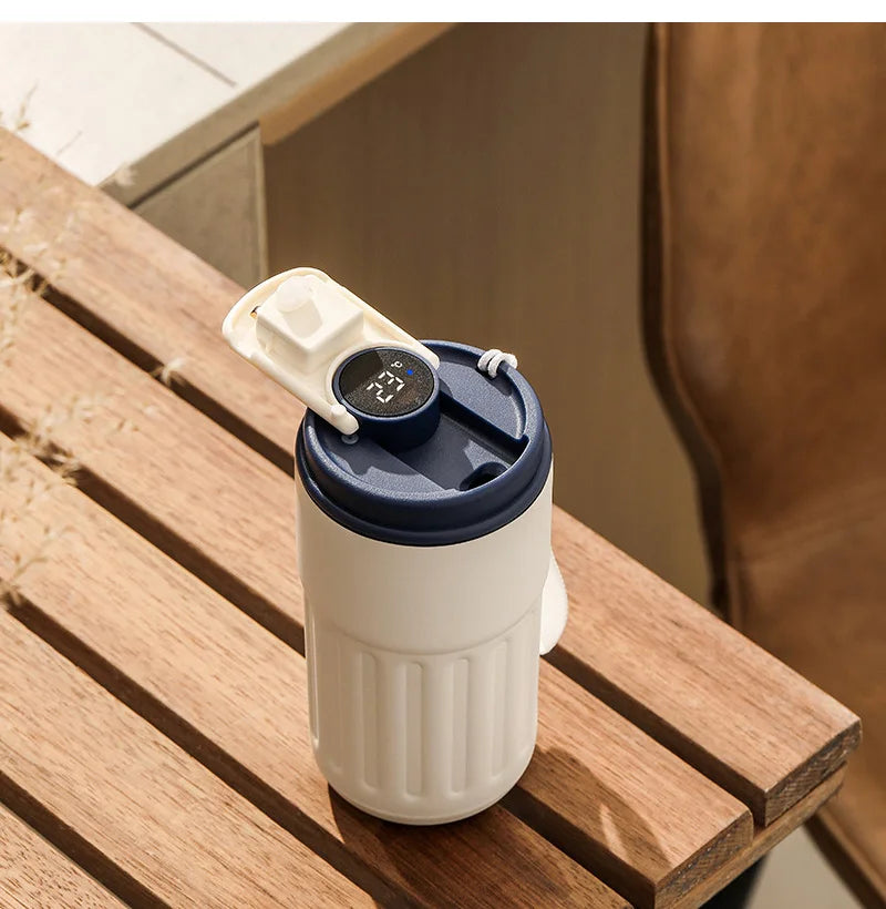 450ml Smart Thermos Bottle with Temperature Display