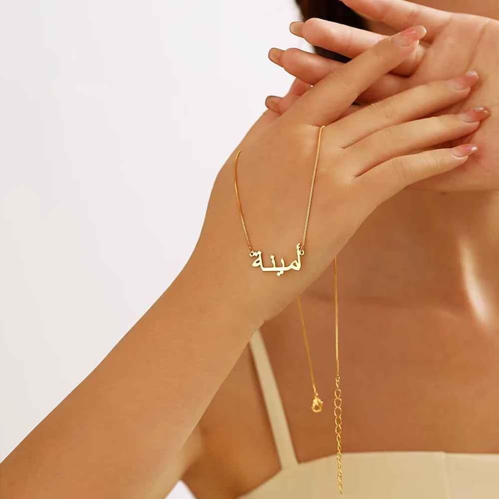 Customized Arabic Name Necklaces for Women