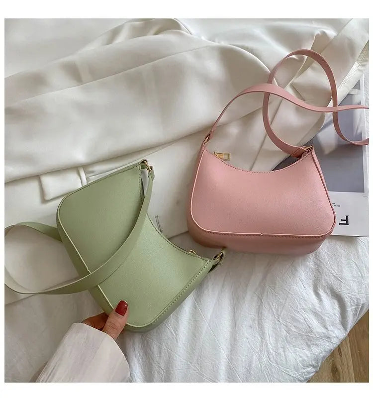 Retro PU Leather Shoulder Bag