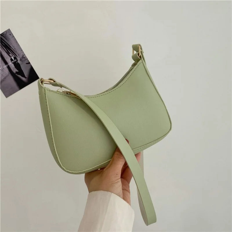 Retro PU Leather Shoulder Bag