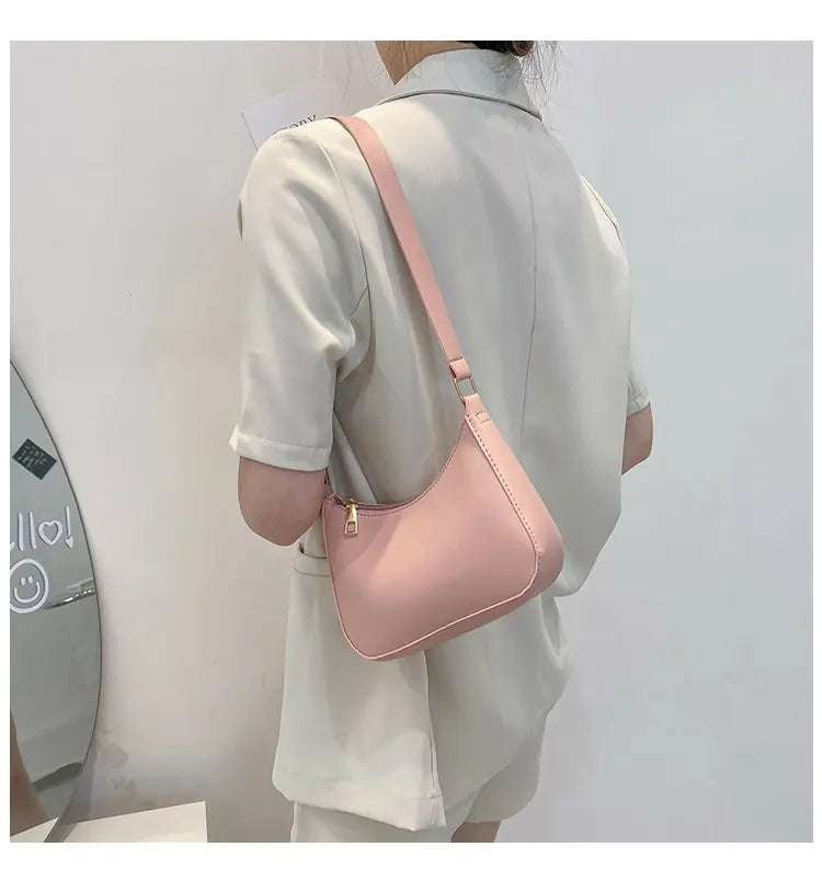 Retro PU Leather Shoulder Bag