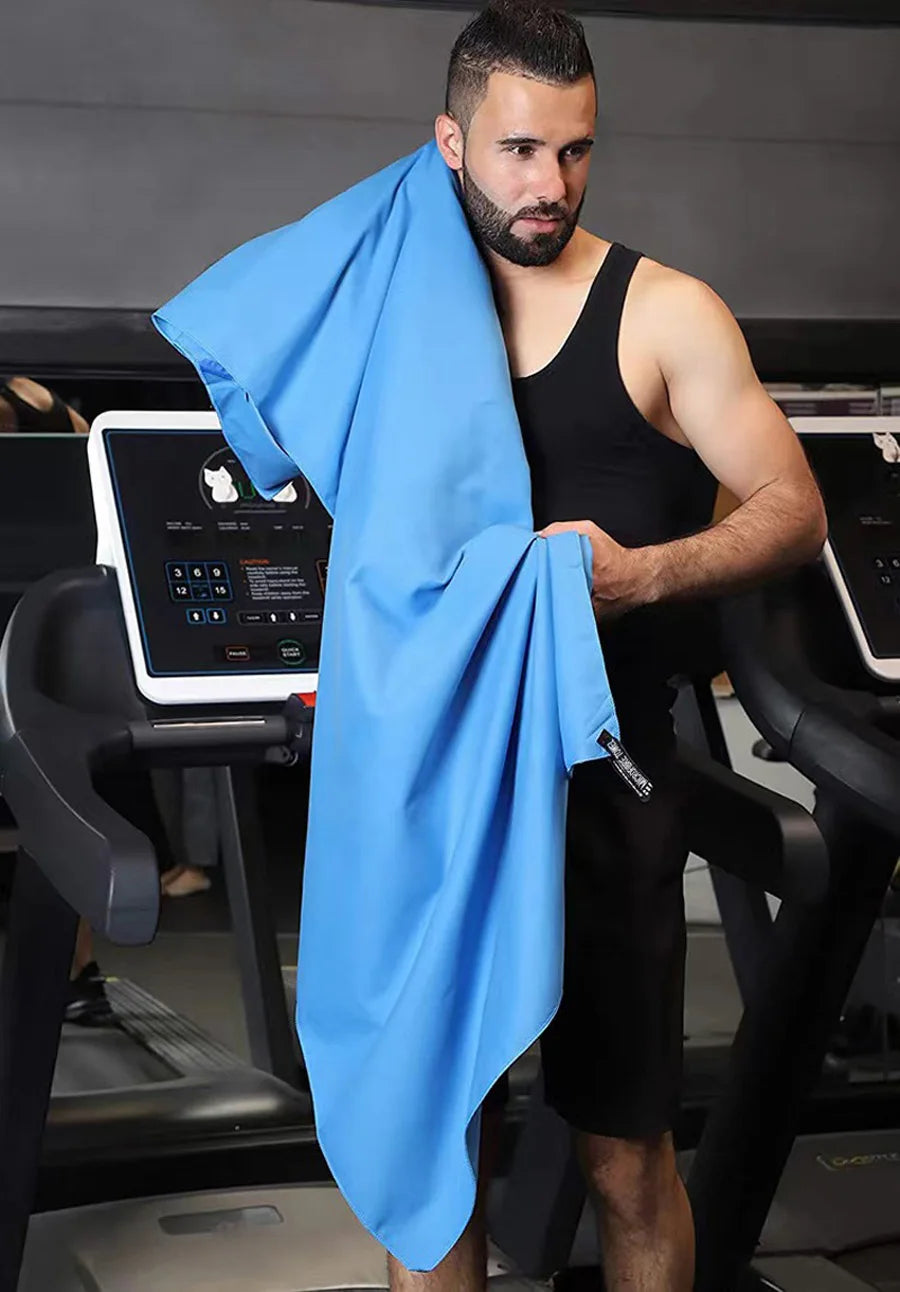 Quick-Dry Microfiber Sports Towel for Gym & Outdoor