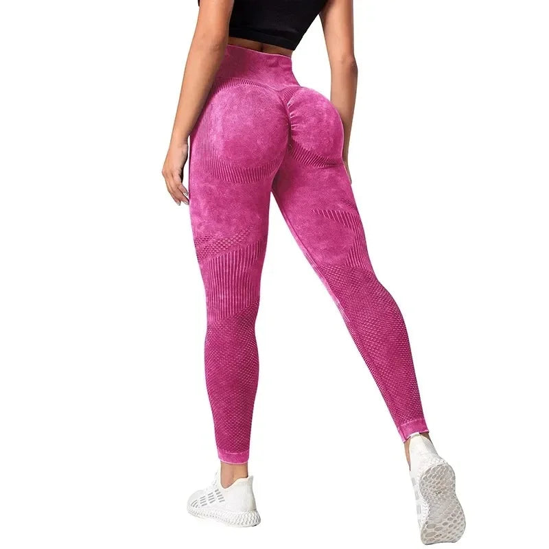 Women’s High Waist Scrunch Bubble Butt Yoga Leggings