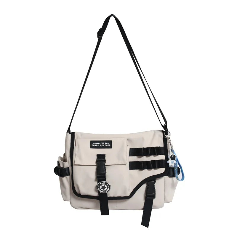 Canvas Crossbody Messenger Bag for Women & Men