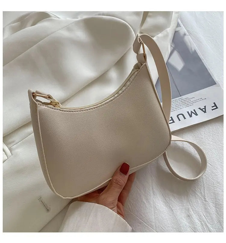 Retro PU Leather Shoulder Bag