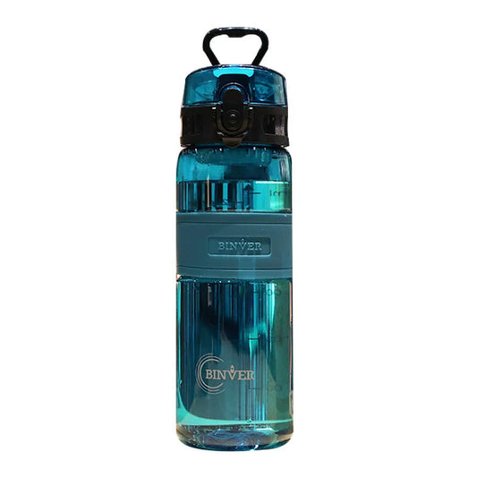 500ml Leak-Proof Sports Water Bottle – Portable BPA-Free Plastic Drinkware with Tea Filter for Gym and Outdoor Activities