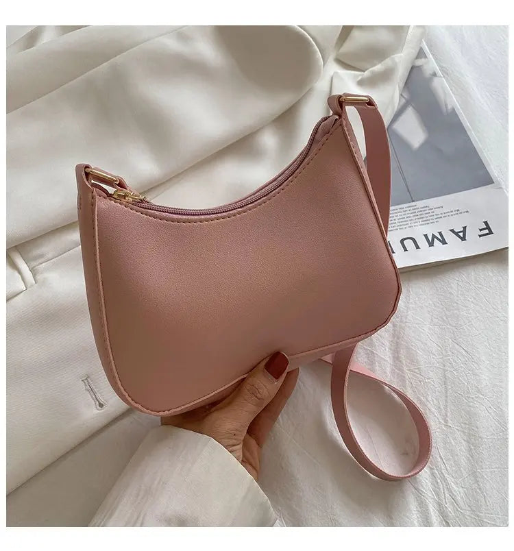 Retro PU Leather Shoulder Bag