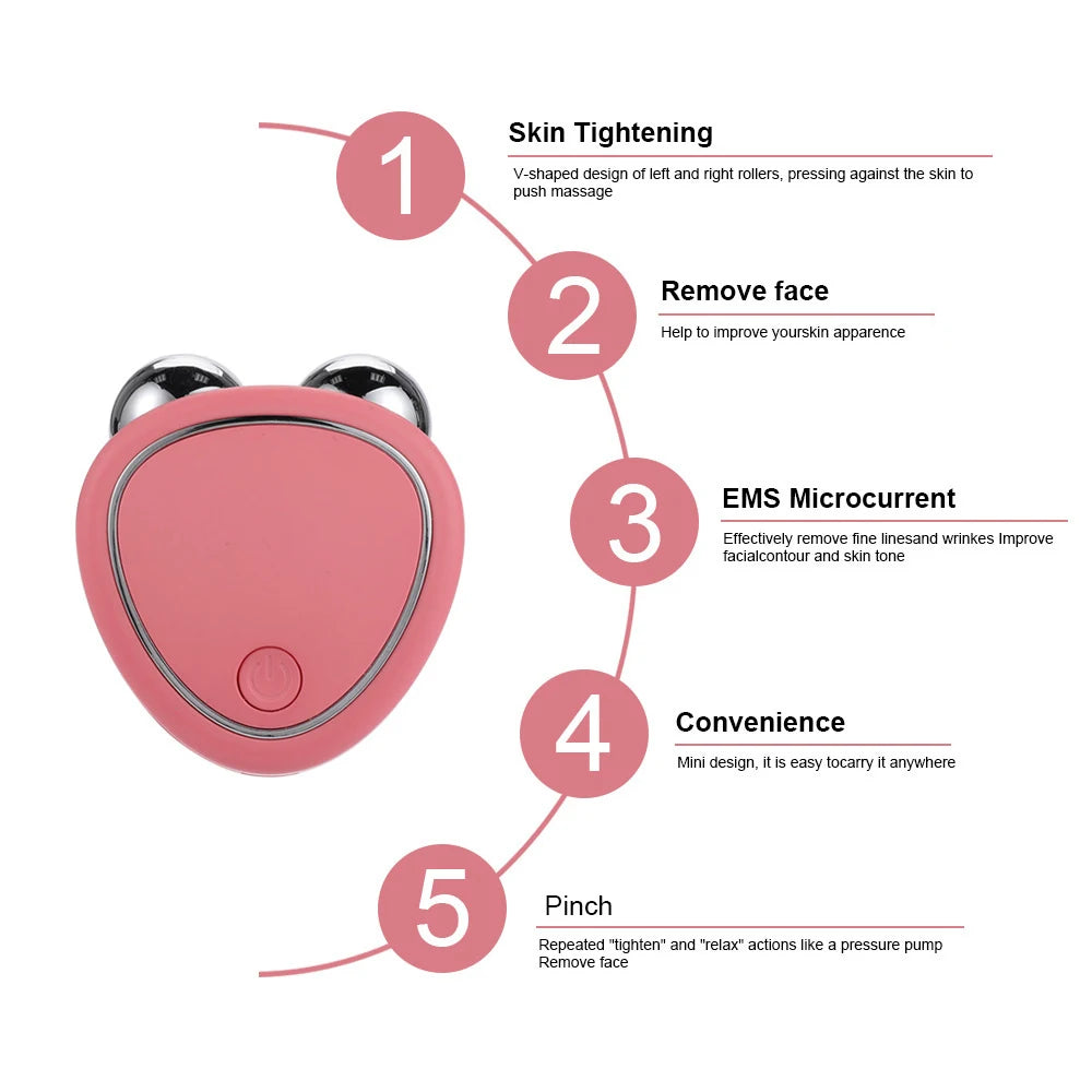 Face Lifting Machine | Microcurrent Facial Massager for Skin Tightening and Anti-Wrinkle Rejuvenation