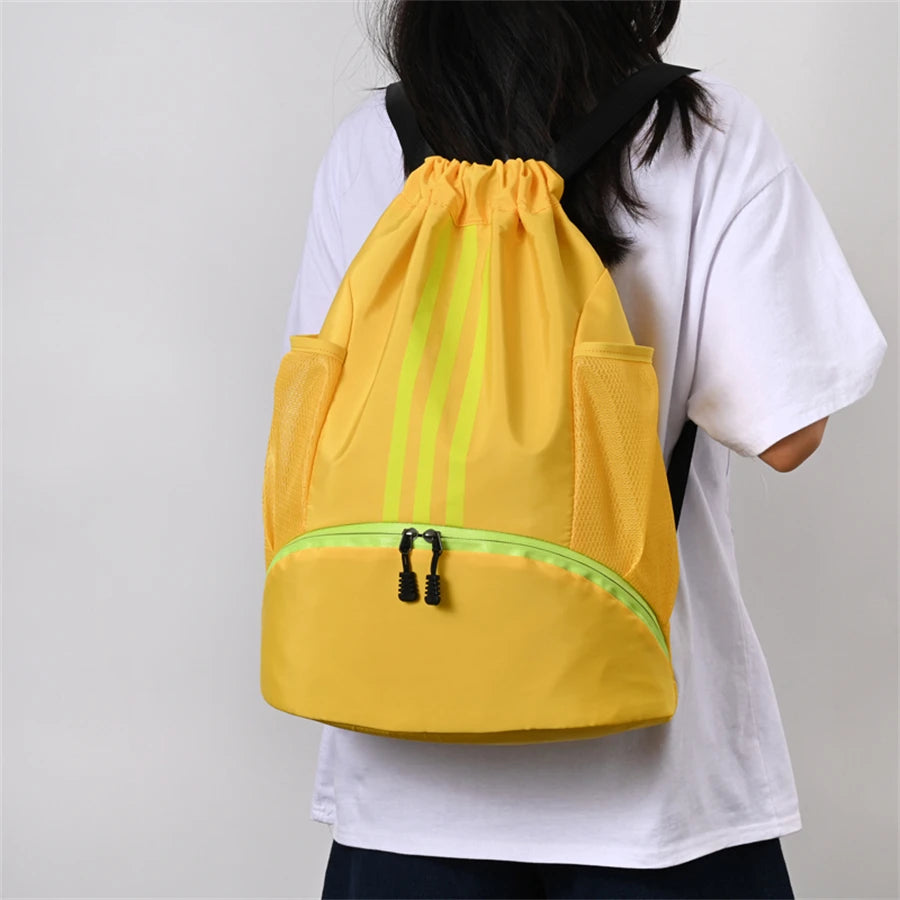 Gym Fitness Backpack Outdoor Training Drawstring Sports Bag