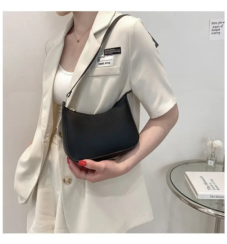 Retro PU Leather Shoulder Bag