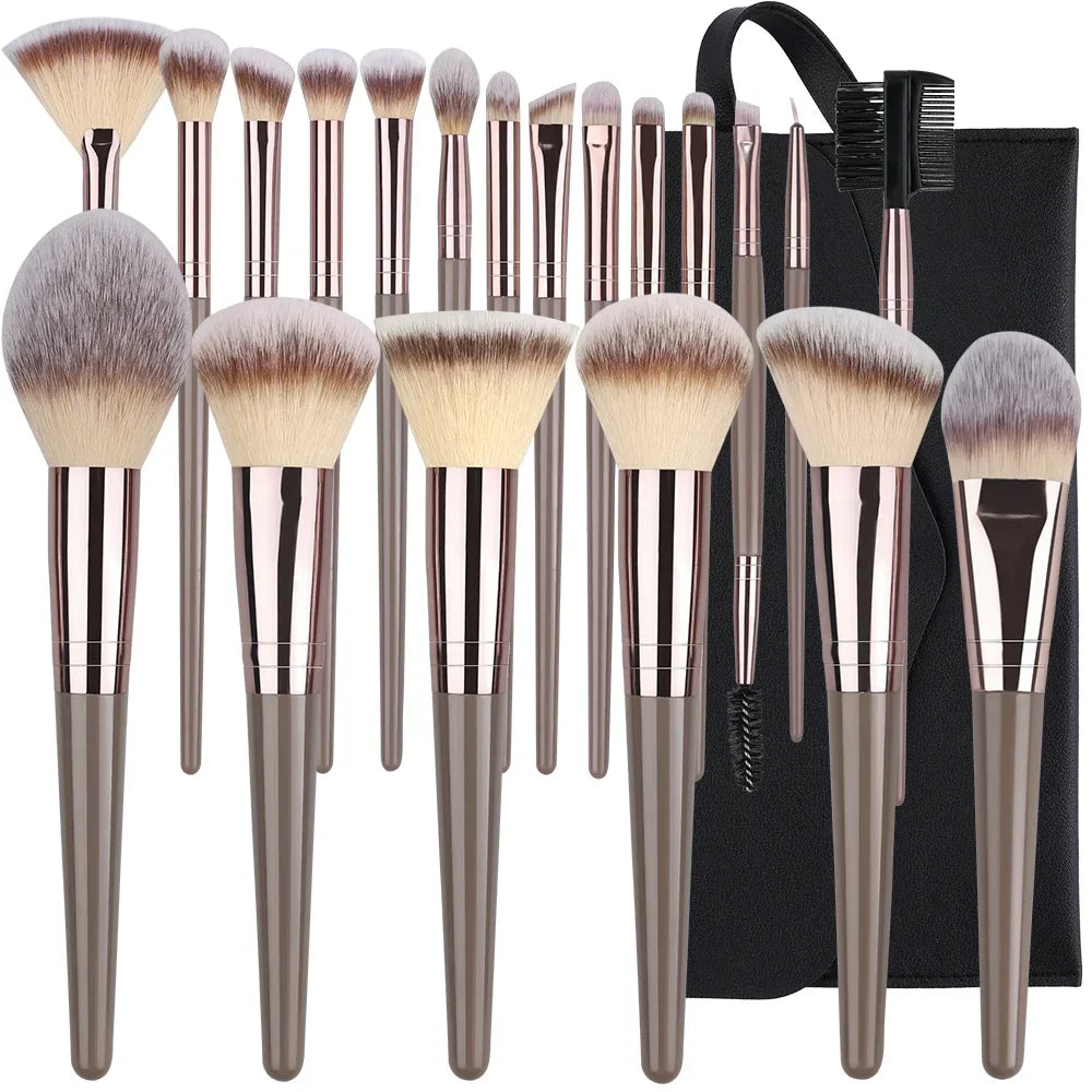 1/20Pcs Makeup Brush Set Professional Super soft detail Blush highlighter Foundation Concealer Eyeshadow Brush Women Beauty Tool