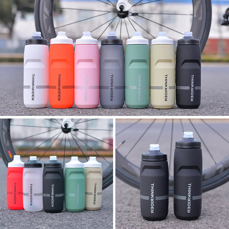 MTB Road Bike Water Bottle – Large Capacity Portable Plastic Cycling Drink Bottle for Outdoor Sports