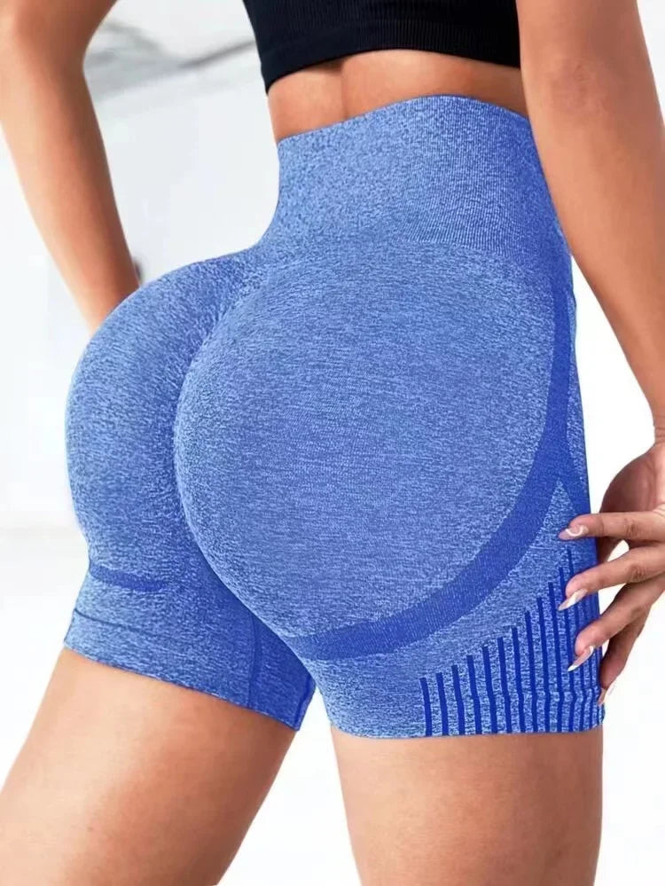 High Waist Women's Yoga Shorts for Fitness & Running