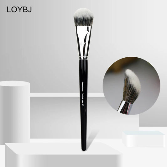 LOYBJ Professional Foundation Brush | 47 Broom Head Liquid Foundation & Concealer Makeup Tool