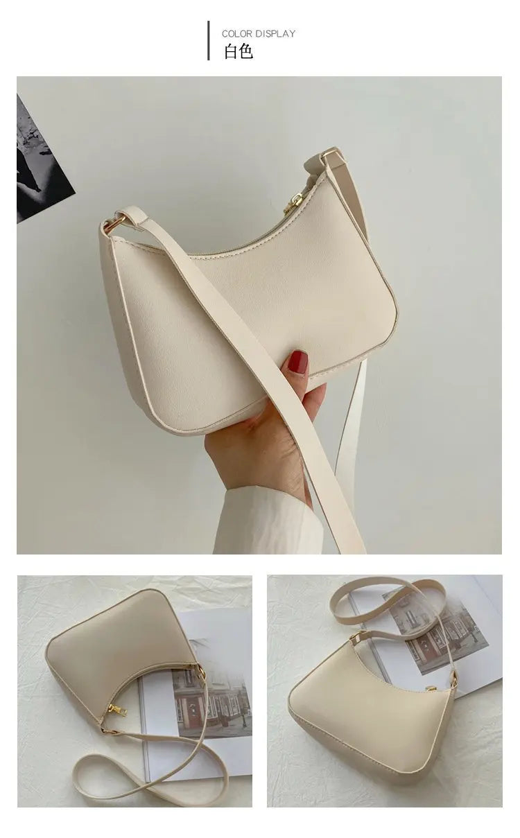 Retro PU Leather Shoulder Bag