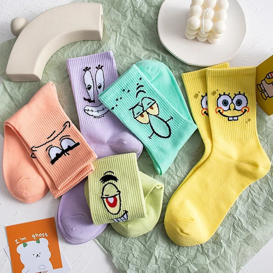 Cartoon SpongeBobs Women’s Socks