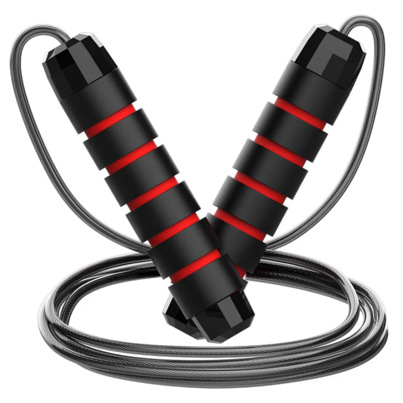 Adjustable Steel Wire Jump Rope for Fitness & Training