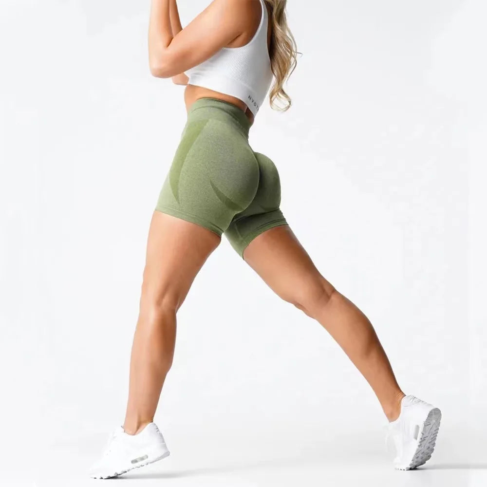 Contour Seamless High Waist Shorts for Women - Fitness & Yoga