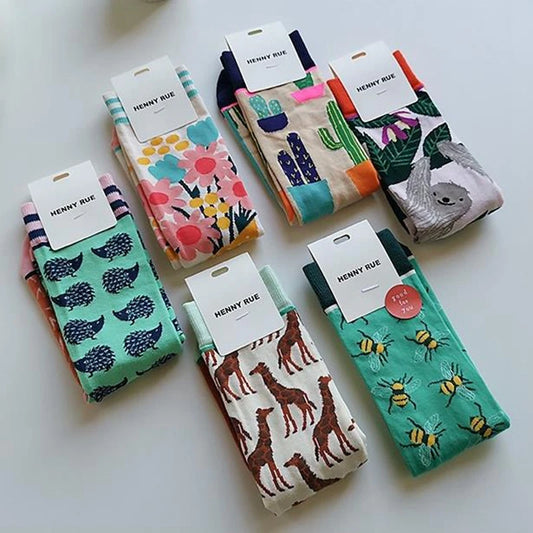 Fashion Colorful Spring Autumn Stocking