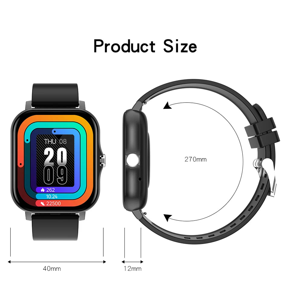 LIGE 2024 Smart Watch For Men Women Gift Full Touch Screen Sports Fitness Watches Bluetooth Calls Digital Smartwatch Wristwatch