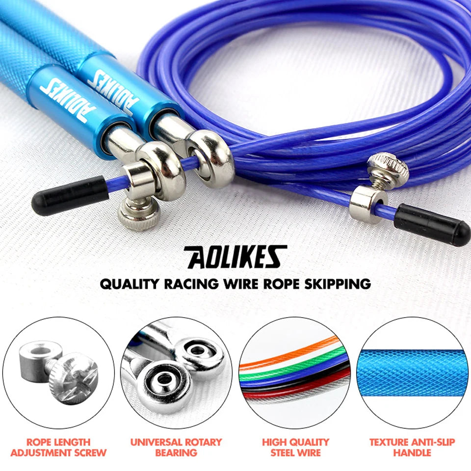 AOLIKES Crossfit Jump Rope for Speed & MMA Training