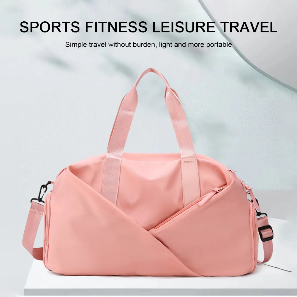 Women Gym Bag Waterproof Multifunctional Travel Duffle Swimming Fitness Training Bag