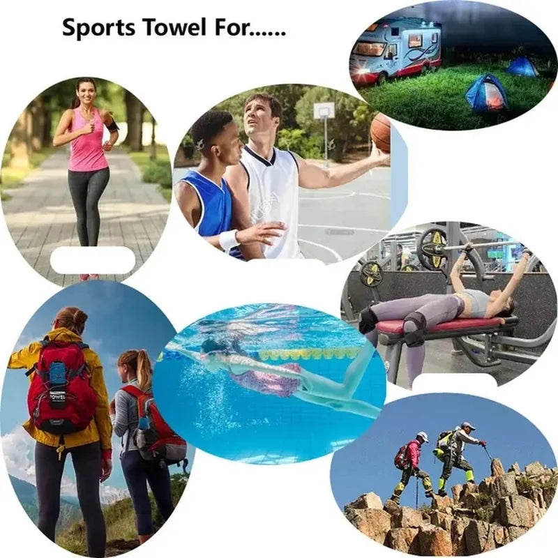 Quick-Dry Microfiber Sports Towel for Gym & Outdoor