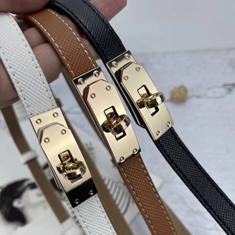 Fashion Adjustable Thin Belt