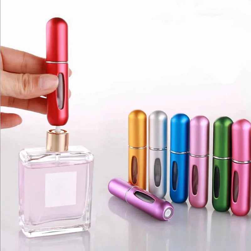 Portable 5ml Refillable Perfume Spray Bottle – Mini Travel Atomizer for Fragrance and Cosmetic Use