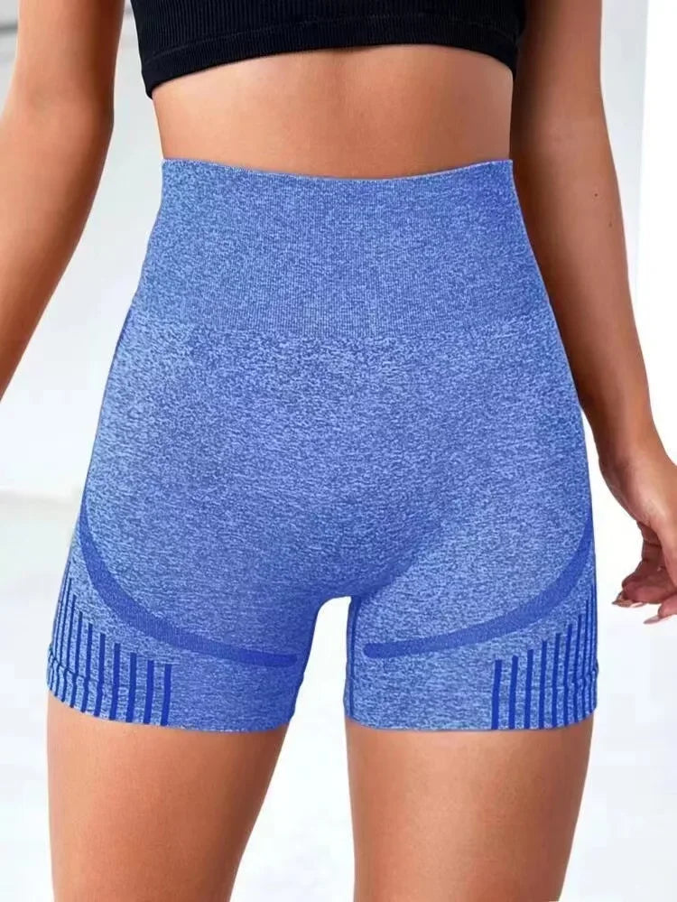 High Waist Women's Yoga Shorts for Fitness & Running