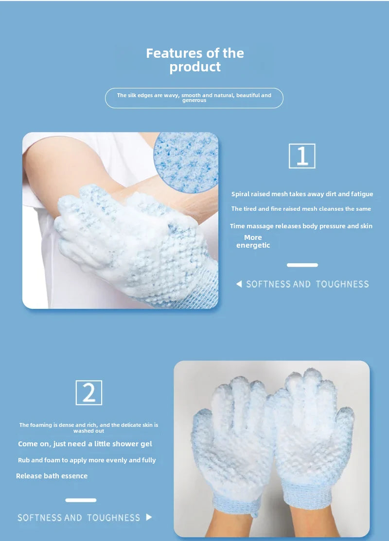 Jacquard Bathing Gloves