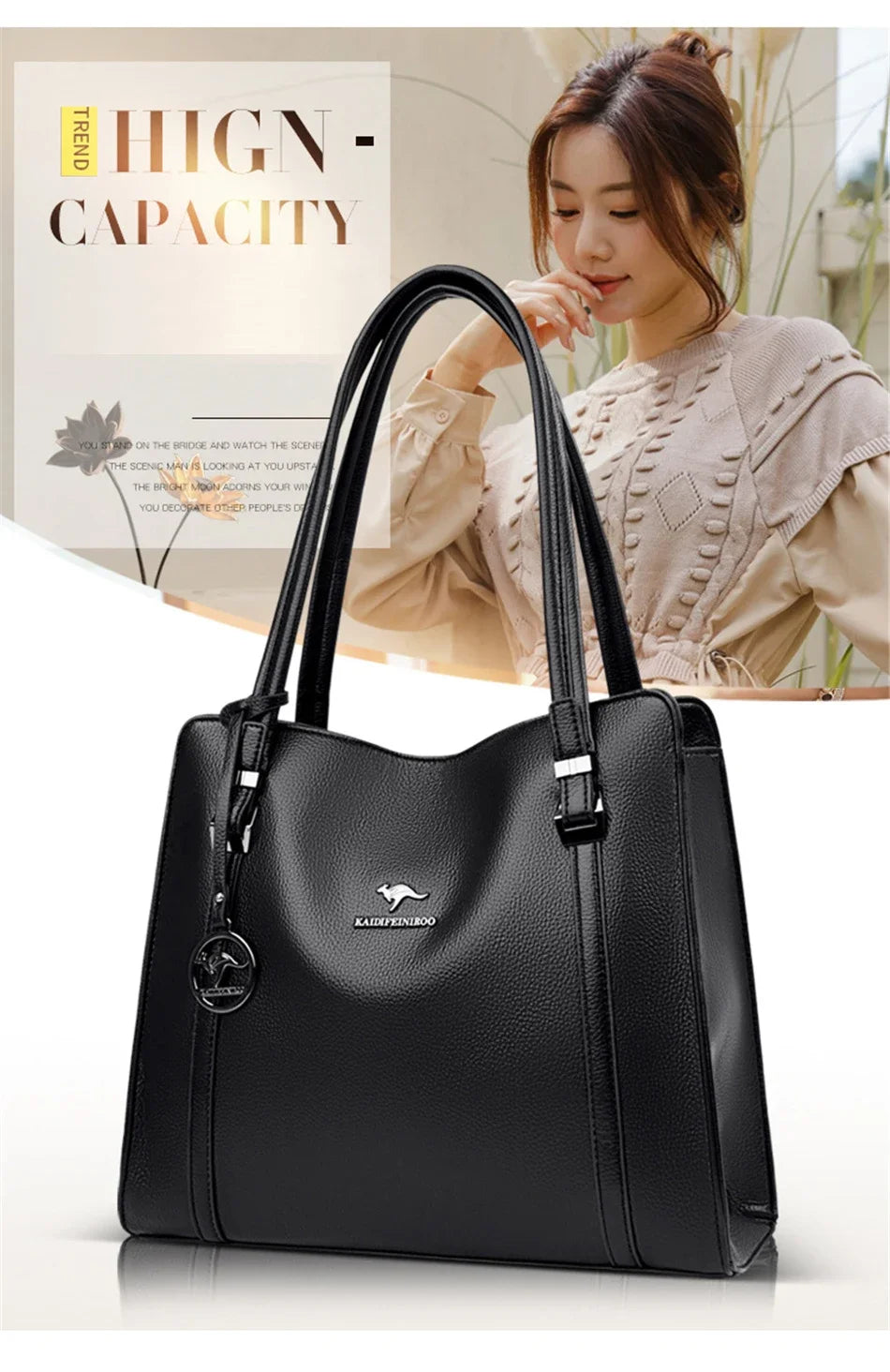 Luxury Soft Leather Handbag