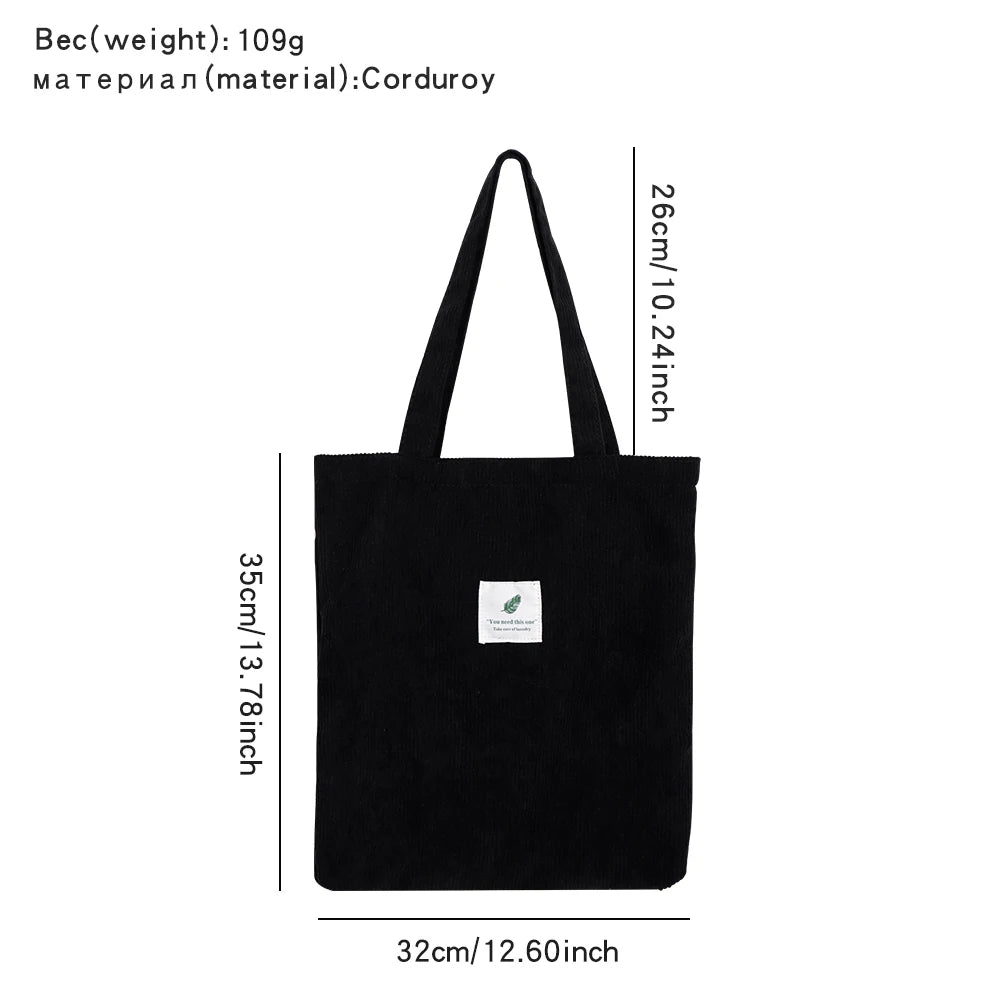 Corduroy Bag for Women