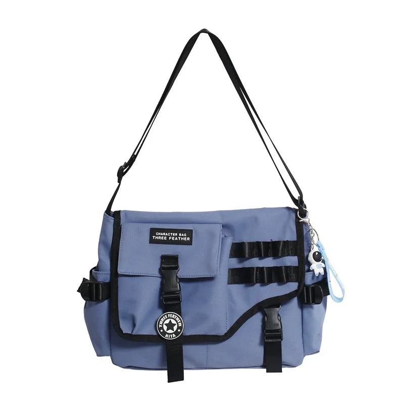 Canvas Crossbody Messenger Bag for Women & Men