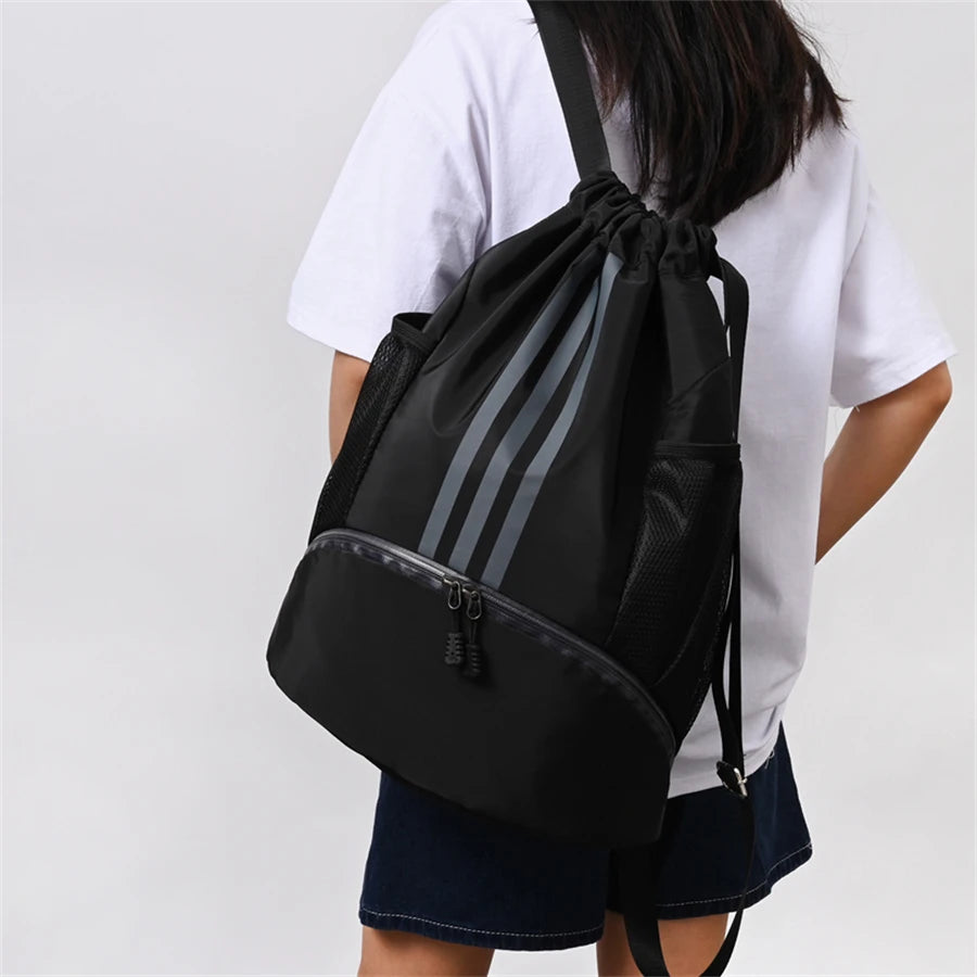 Gym Fitness Backpack Outdoor Training Drawstring Sports Bag