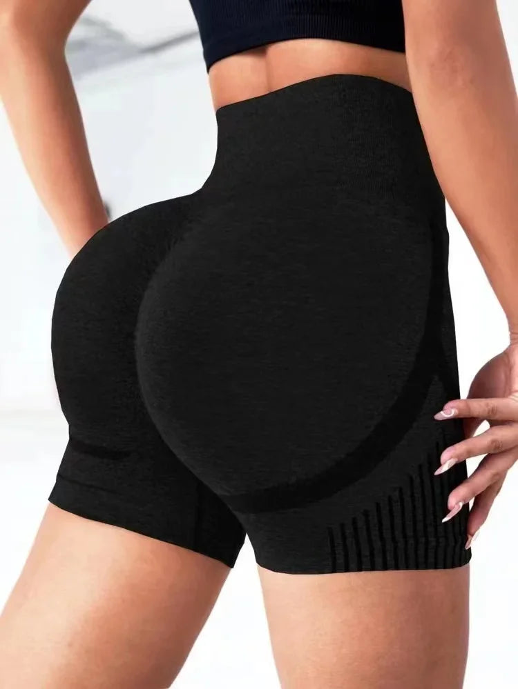 High Waist Women's Yoga Shorts for Fitness & Running