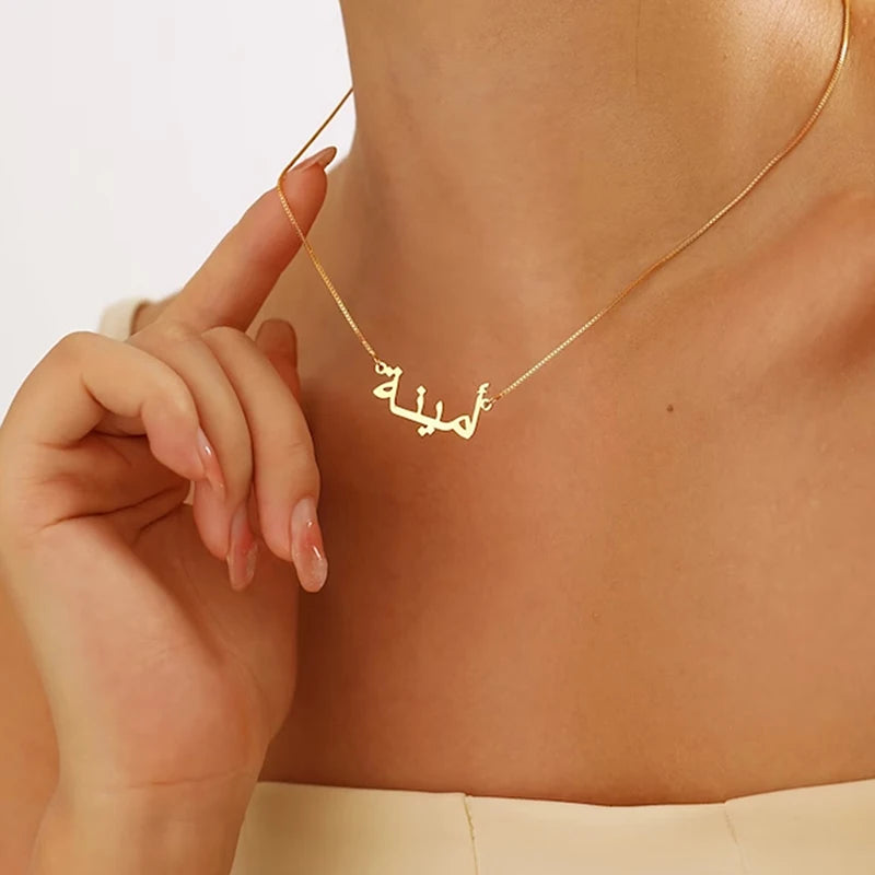 Customized Arabic Name Necklaces for Women