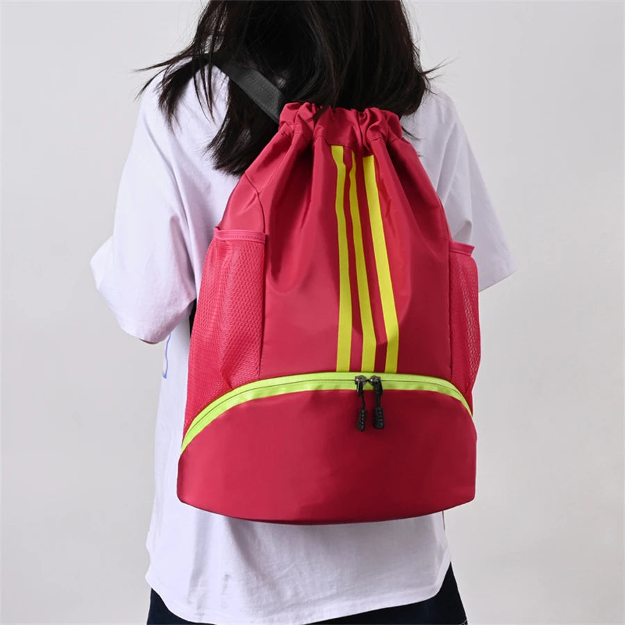 Gym Fitness Backpack Outdoor Training Drawstring Sports Bag