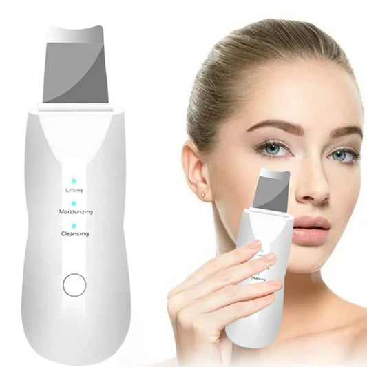 Ultrasonic Skin Scraper | Pore Cleaning & Deep Cleansing Device