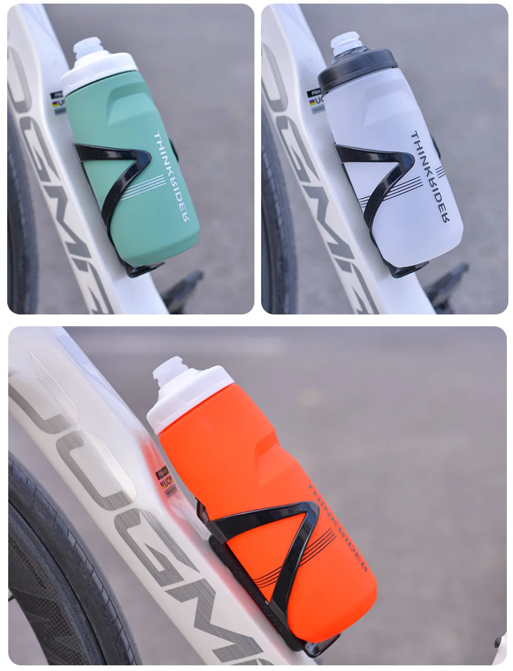 MTB Road Bike Water Bottle – Large Capacity Portable Plastic Cycling Drink Bottle for Outdoor Sports